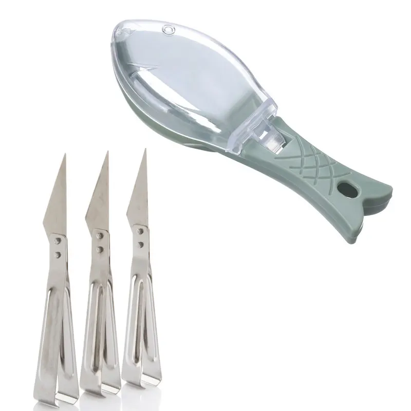 

Острые инструменты для морепродуктов, пластиковый скребок, быстрое удаление, чистка рыбы, очиститель, скребок, рыбочистка, пинцет, кухонные ...