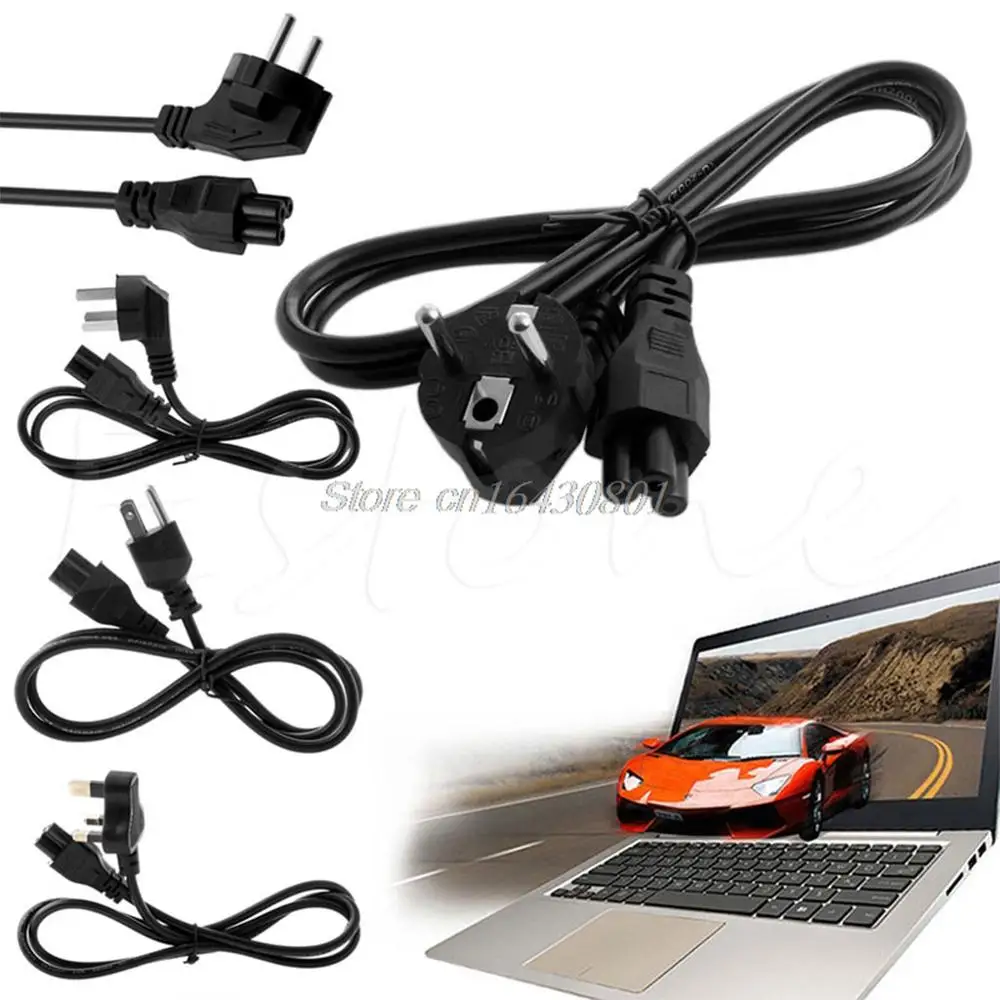 US/UK/EU/AU разъем 3-контактный Шнур питания Кабель для ноутбуков Dell Lenovo ThinkPad IBM |