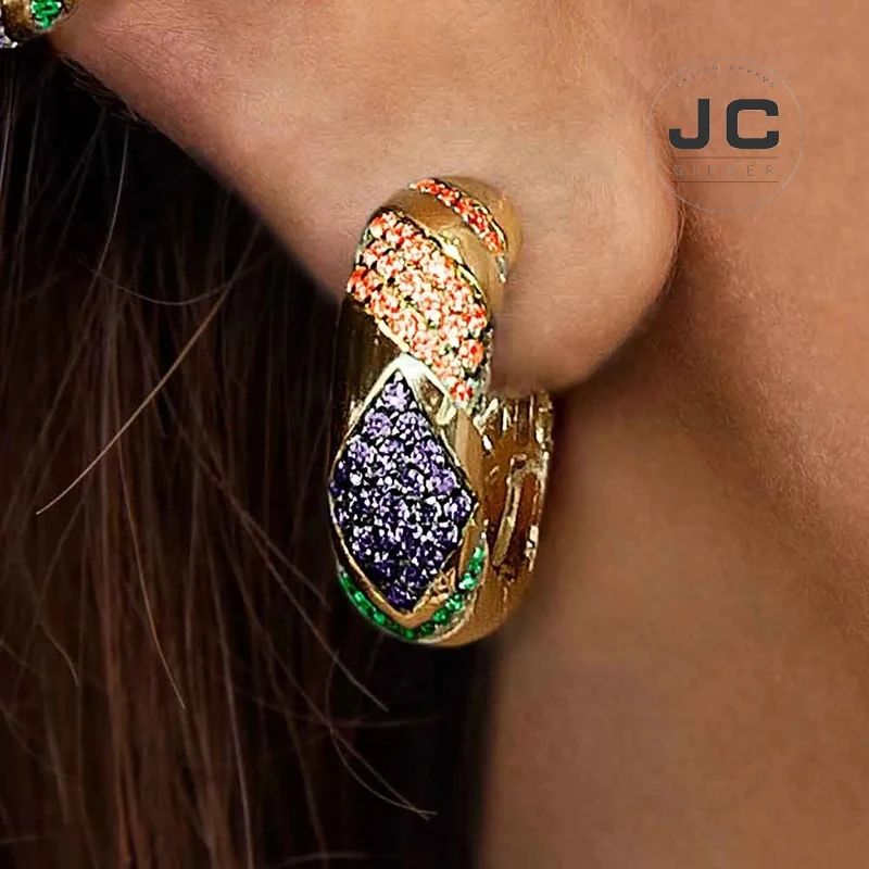 Новые модные очаровательные тибетские Серебряные Оригинальные серьги с