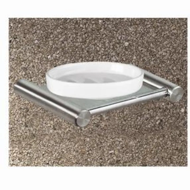 

Stainless Steel Sponge Holder for Bathroom & Kitchen - Soap Caddy Can be Mounted on Any Clean Flat Smooth Surface