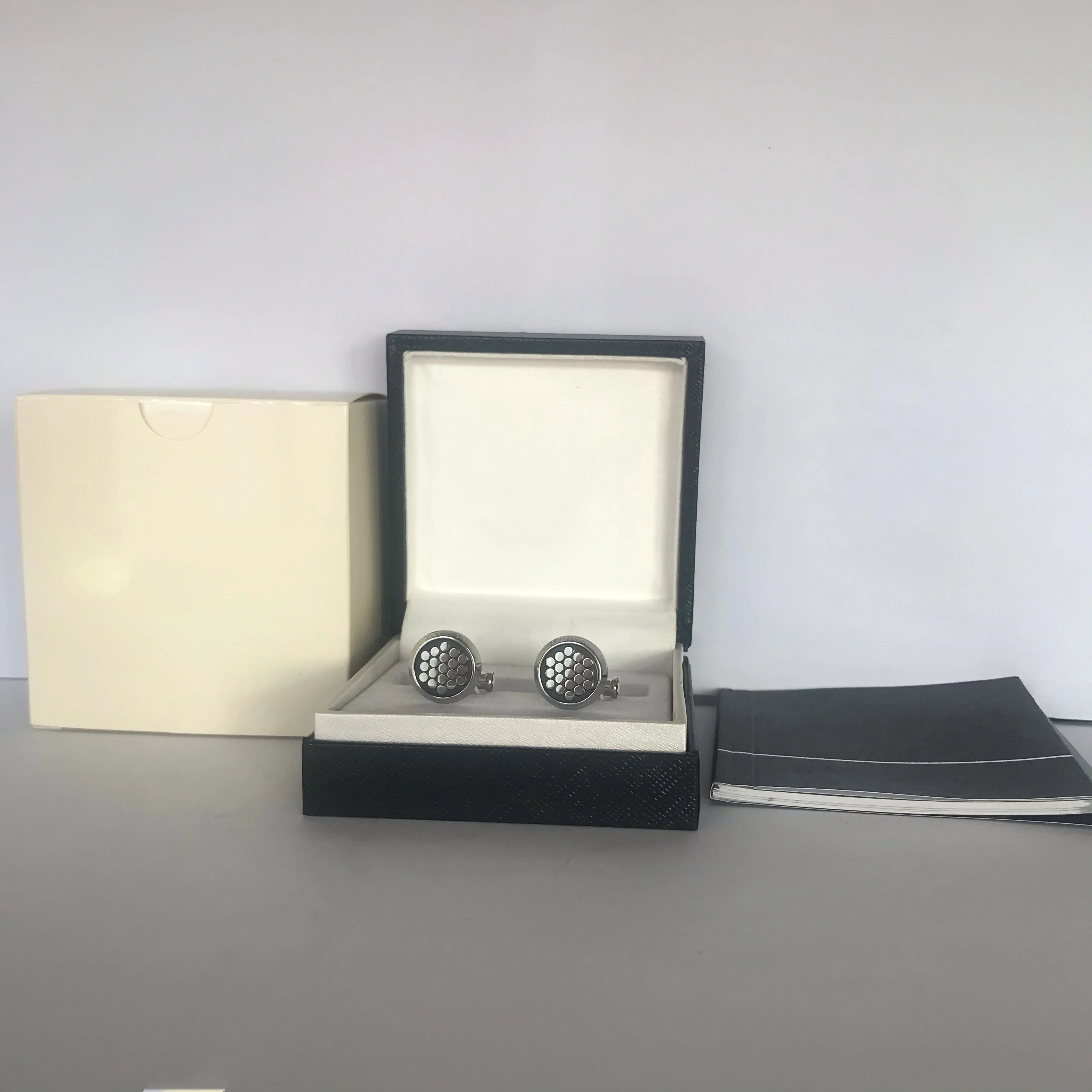 Cufflinks Buttons Shirt Men New Fashion With Box Style Round