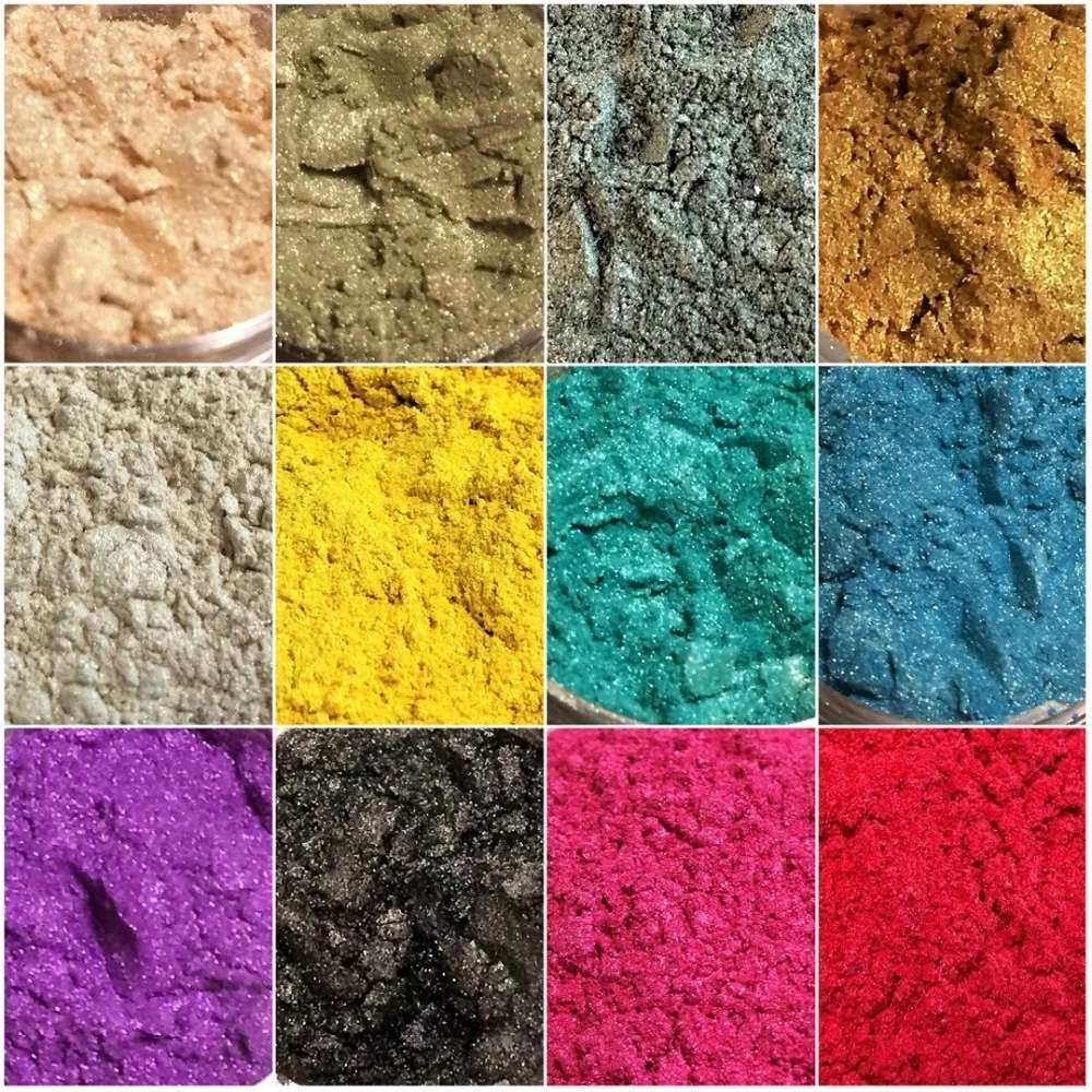 Роскошная Косметика Re color ed слюдяная жемчужина блестящий пигмент цвет эпоксидной