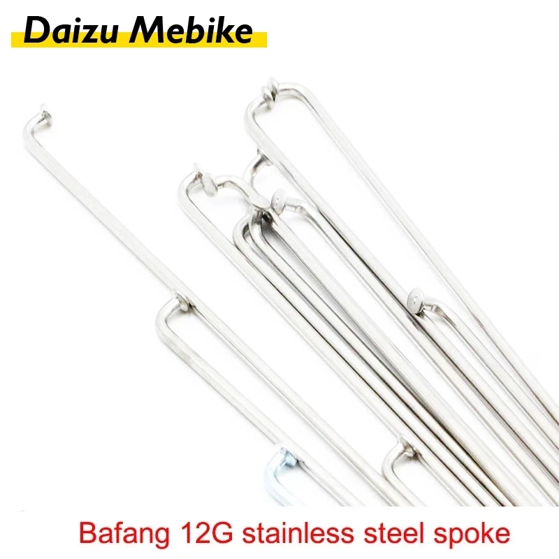 

No Tax 12G 36Pieces 54-295mm Spoke for Electric Bike Mountain Bike Road Bike Spoke for Ebike bicicleta electrica Stainless Spoke