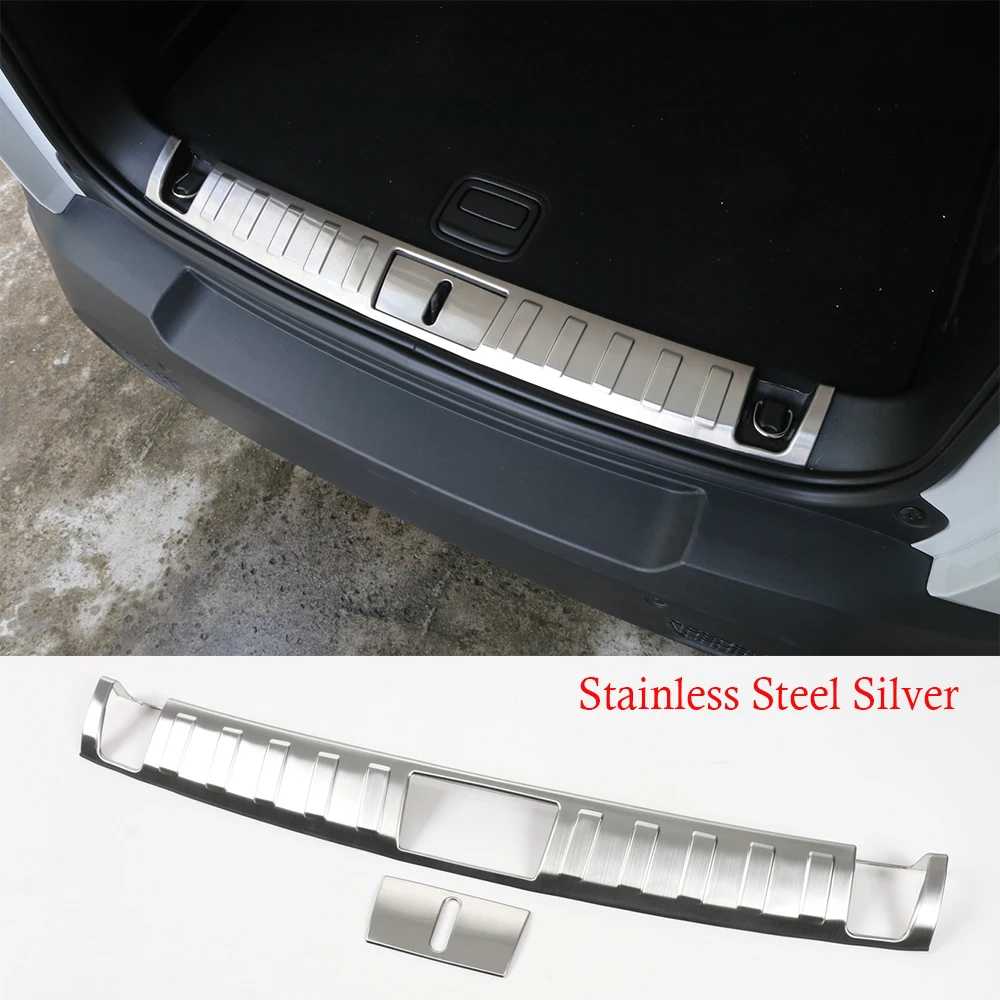 

Kit For Jee Renegade 2016-2021 Stainless Steel Silver Interior Rear Trunk Guard Plate Protective Cover Trim Auto Accessories