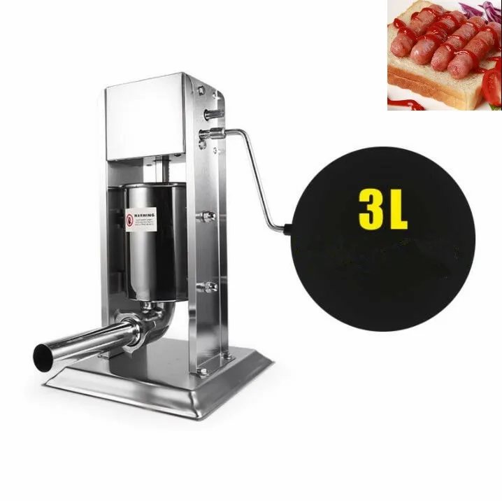 3 л машина для производства колбасы Колбасный шприц наполнитель|machine thread|machine