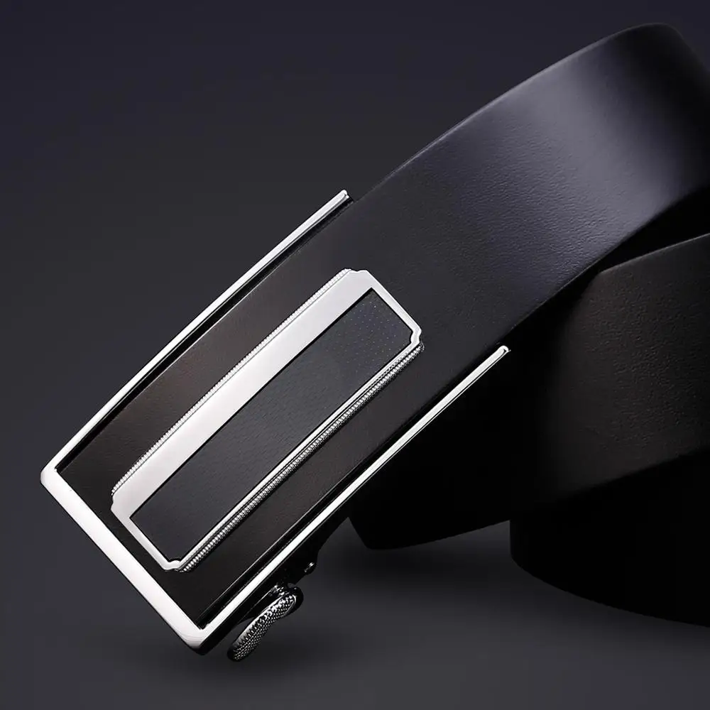 Ремень мужской из воловьей кожи с автоматической пряжкой | Аксессуары для одежды