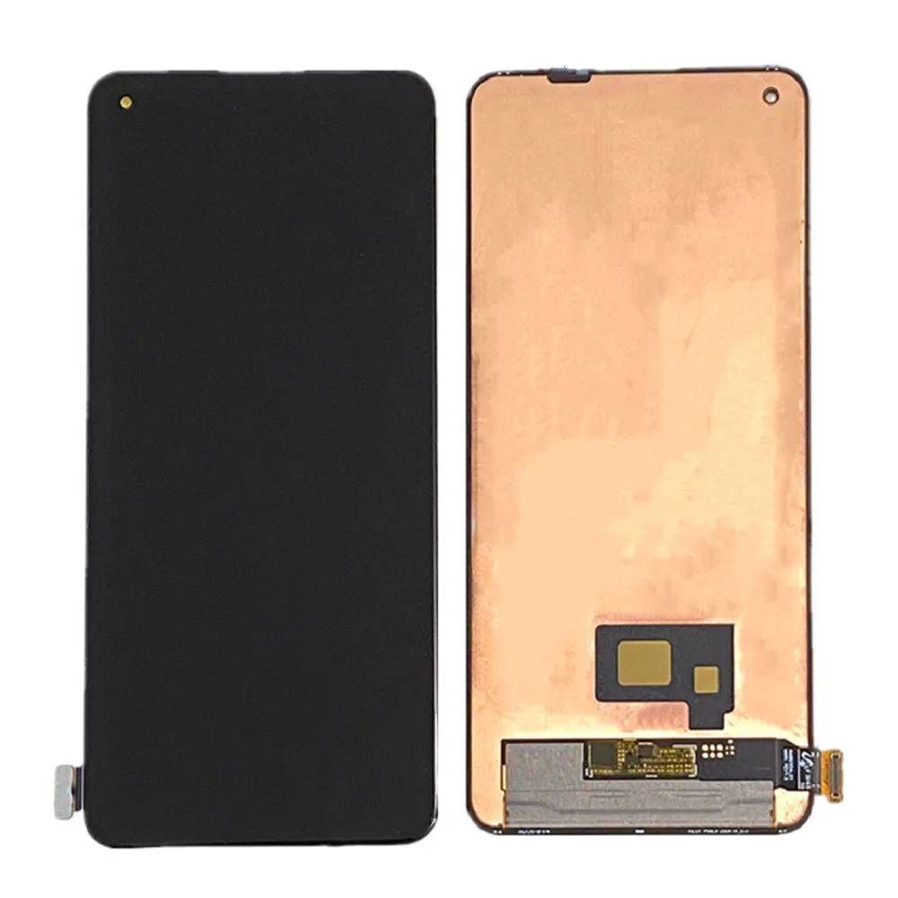 Pantalla AMOLED Original de 6,55 "para OnePlus 9R LE2101 LE2100, marco de pantalla LCD, digitalizador de pantalla t&aacute;ctil para One Plus 9R-3