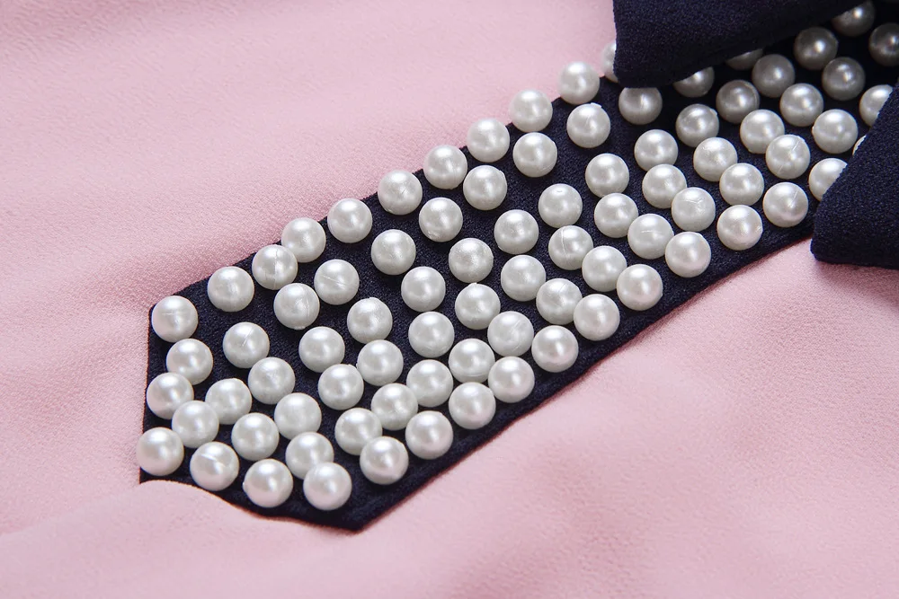 Женское платье в африканском стиле с жемчугом Одежда Женская одежда Розовое