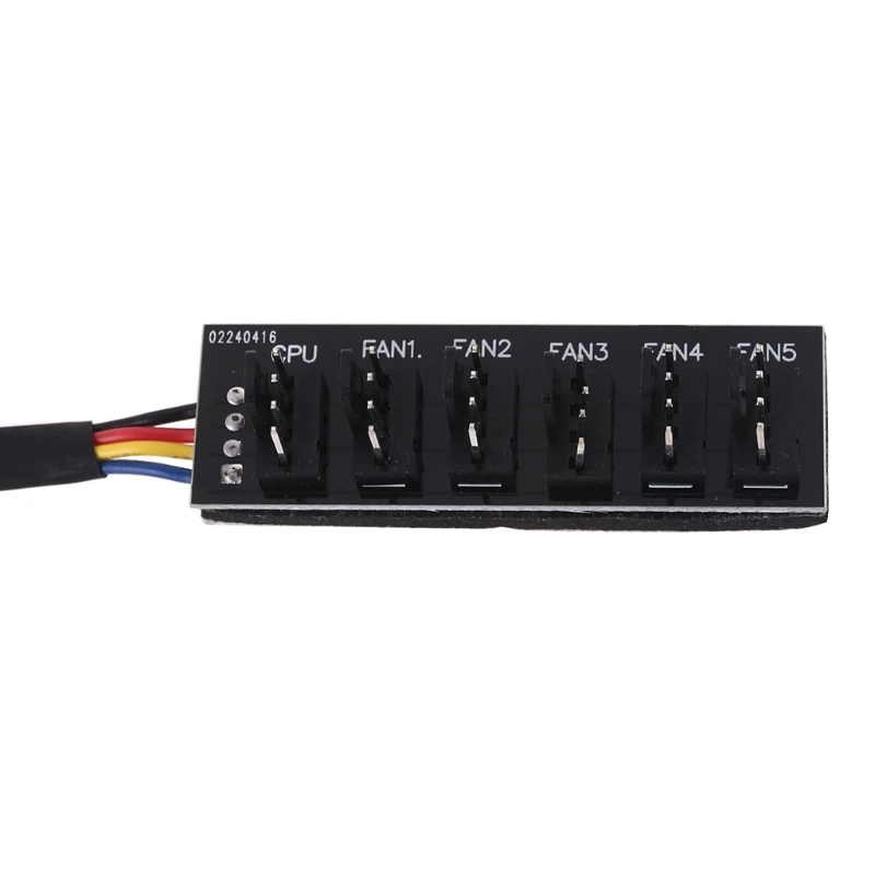 

40cm 4-Pins Fan CPU Hub 1 to 6 Computer PC Case Chasis Cooler Power Extension Cable Splitter Adapter Controller