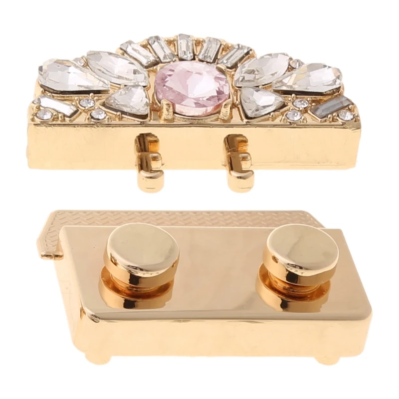 Новинка винтажная металлическая модная застежка 1 P с поворотным замком для