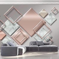 custom photo wallpaper 3d stereo geometric marble murals living room tv sofa bedroom home decor wall painting removable stickers