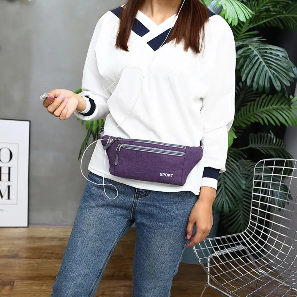 Поясная Сумка-банан поясная сумка-кошелек унисекс для мужчин и женщин модная