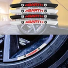 Наклейки для автомобиля Abarth Fiat Ducato 500 500L 124 Spider Coupe Panda Doblo Qubo Tipo, 4 шт.