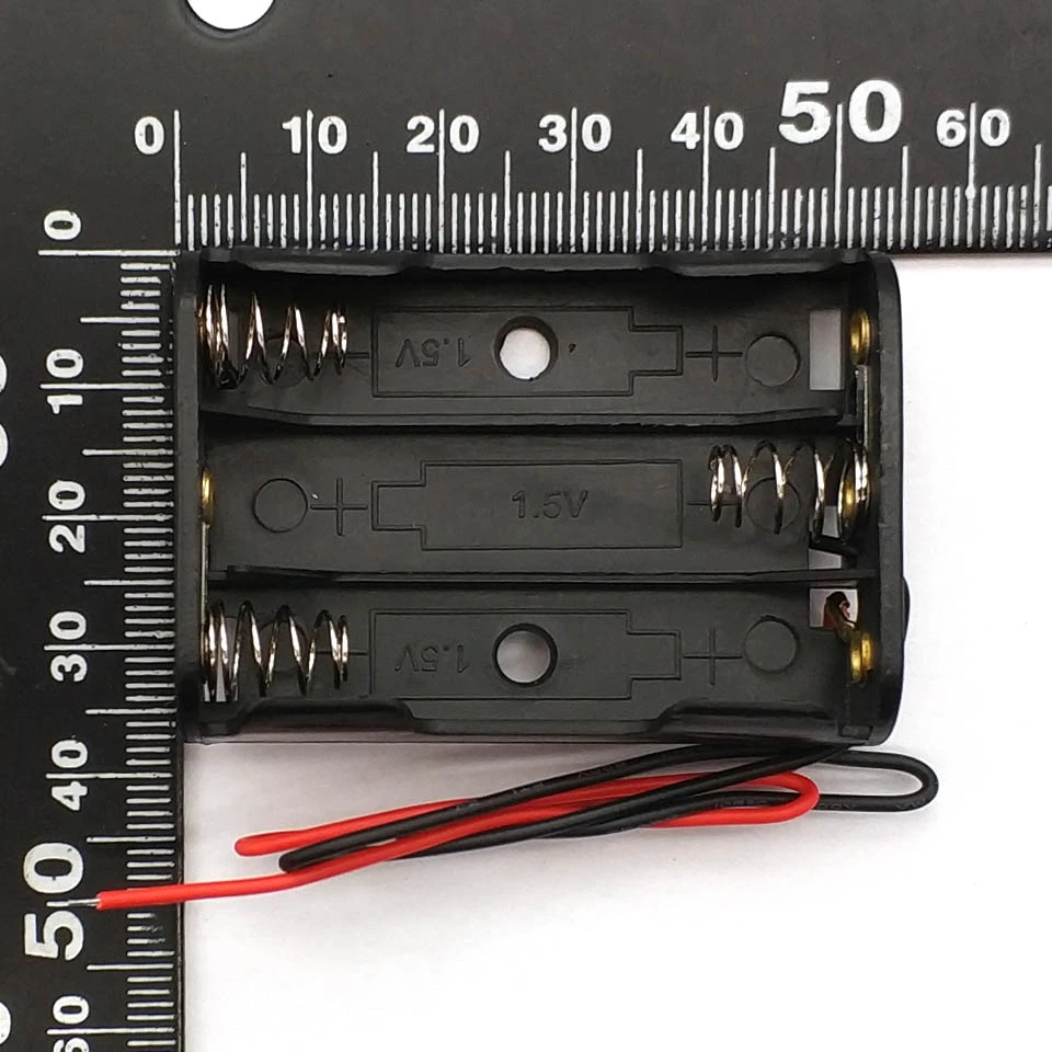 3 шт. держатели для батарей AAA с проводами|box case holder|battery box caseaaa battery |