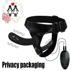 Страпон, фаллоимитатор с пультом дистанционного управления, вибратор, ремешок на ремешок для дилдо, секс-игрушки для пар, женщин, геев