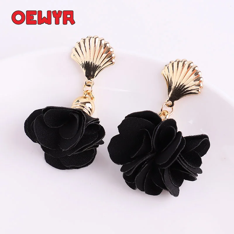 Популярные серьги для женщин в виде морских ракушек эффектные модные ювелирные