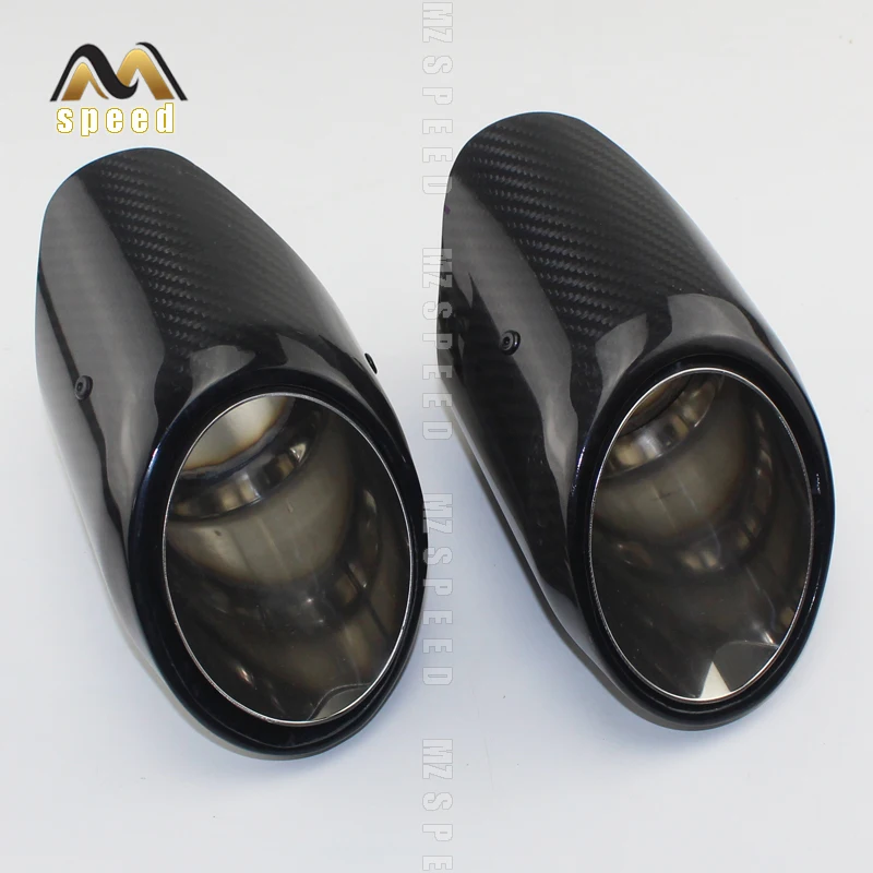 Автомобильный глушитель выхлопной трубы Универсальный Глянец 102 мм экспорт из