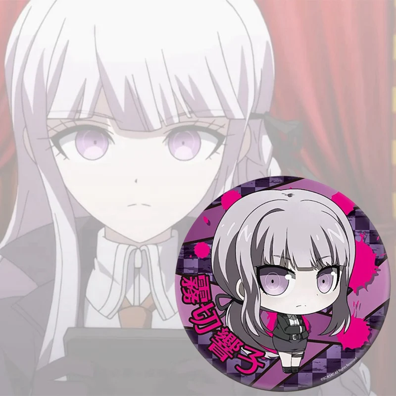 Симпатичная аниме Danganronpa:Trigger Happy Monokuma брошь значок косплея Рюкзак Кнопка Женская
