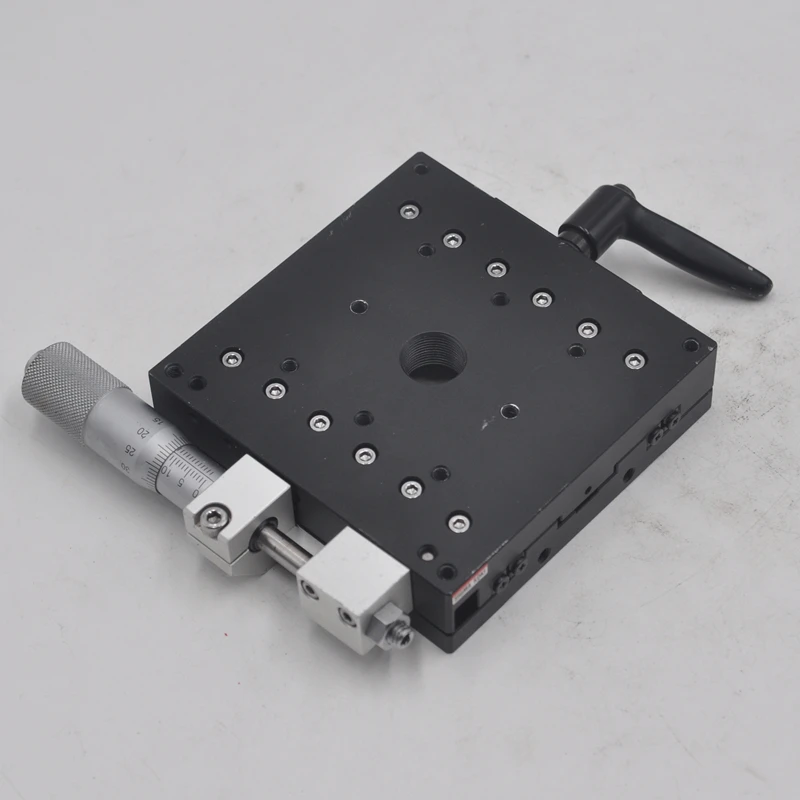 

SIGMA KOKI table top 100 * 100mm single axis Y axis manual precision optical fine adjustment sliding table aluminum alloy