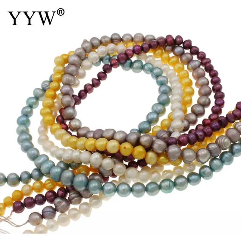 

Бусины из пресноводного жемчуга, 14,5 дюйма, 5-6 мм