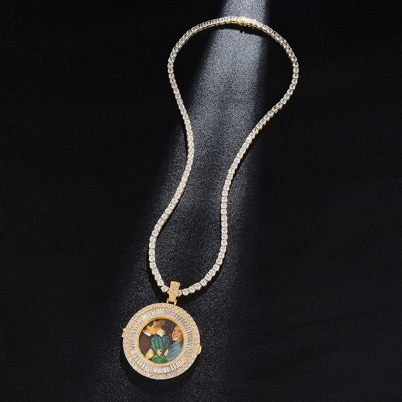 D &amp Z модная подвеска с фото на заказ незамкнутая в стиле хип-хоп ювелирные