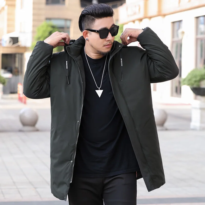 Новинка, большие размеры, 10XL, 9XL, 8XL, мужские парки, длинная хлопковая зимняя куртка, пальто для мужчин, теплая брендовая Толстая куртка, Мужская куртка-парка, топы-20 класс