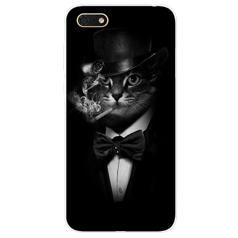 For Huawei Honor 7A Case 5.45 Shockproof Soft silicone TPU Back Cover For Huawei Honor 7A 7 A DUA-L22 Phone Cases Cute Cartoon