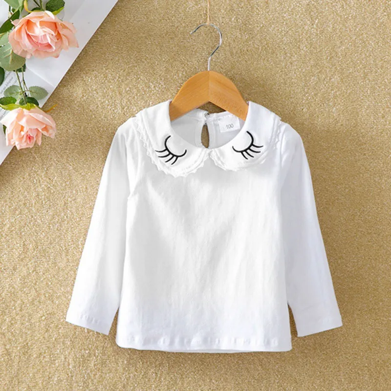 Топы для маленьких девочек Осенние топы с длинными рукавами и рисунком кролика