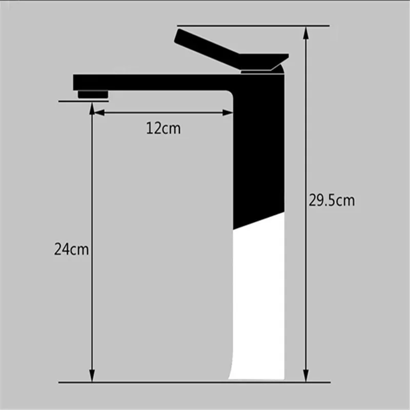 

Basin faucet Total Brass Sink Mixer Tap Hot and Cold Deck Mounted Faucet Bathroom Crane Single Handle White Water Tap Torneira