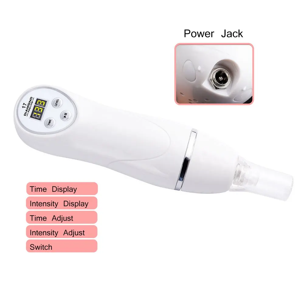 

Портативный косметический инструмент, алмазная отшелушивающая дермабразия, массаж черных точек, очиститель лица, очищение кожи от солнца, ...