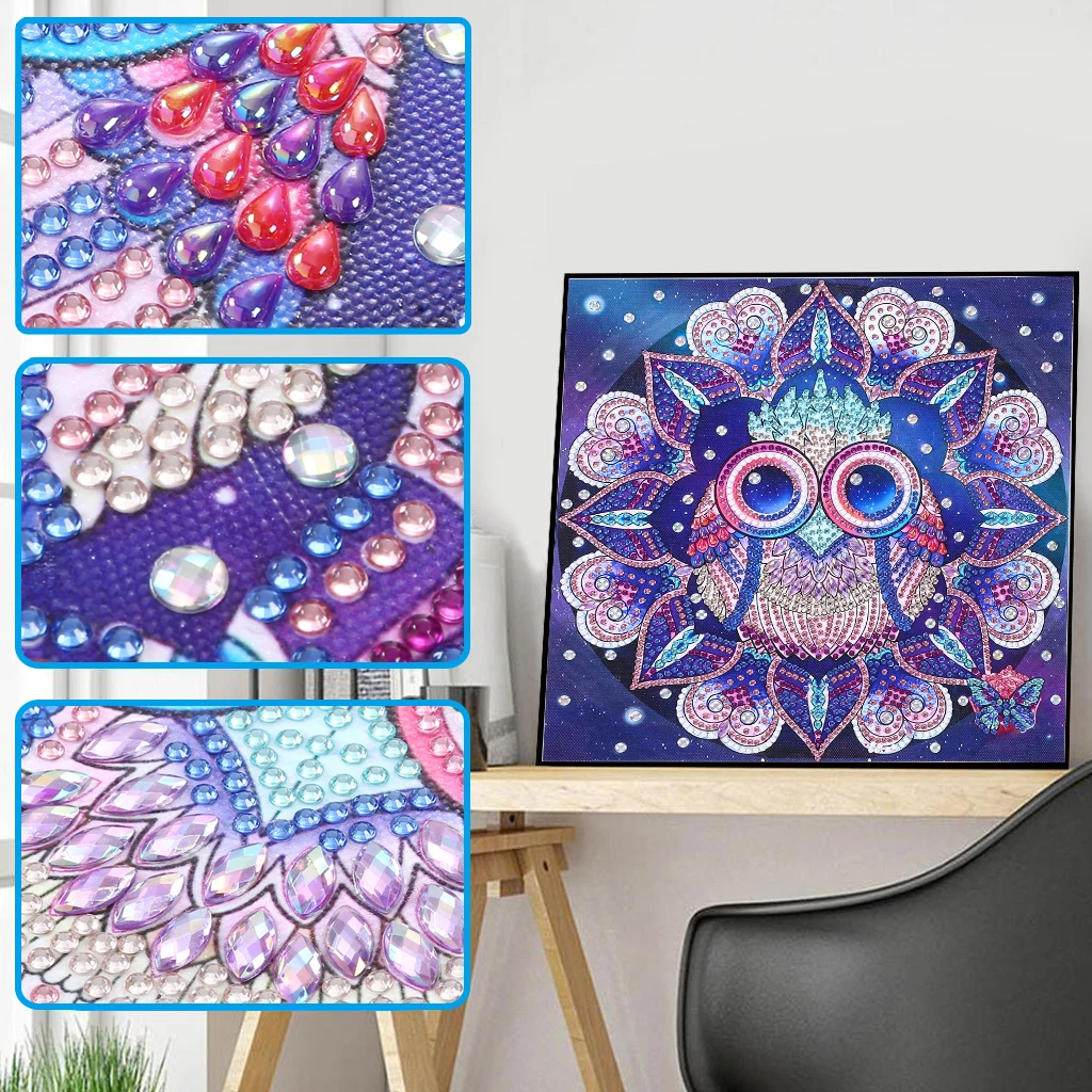 Мозаика для алмазной живописи специальная форма мультяшная картина