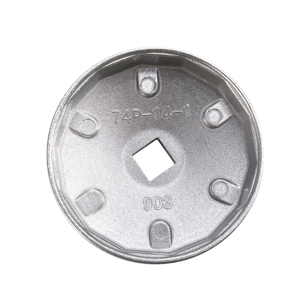 74 мм 14 канавка Алюминиевый Масляный фильтр гаечный ключ инструмент для удаления