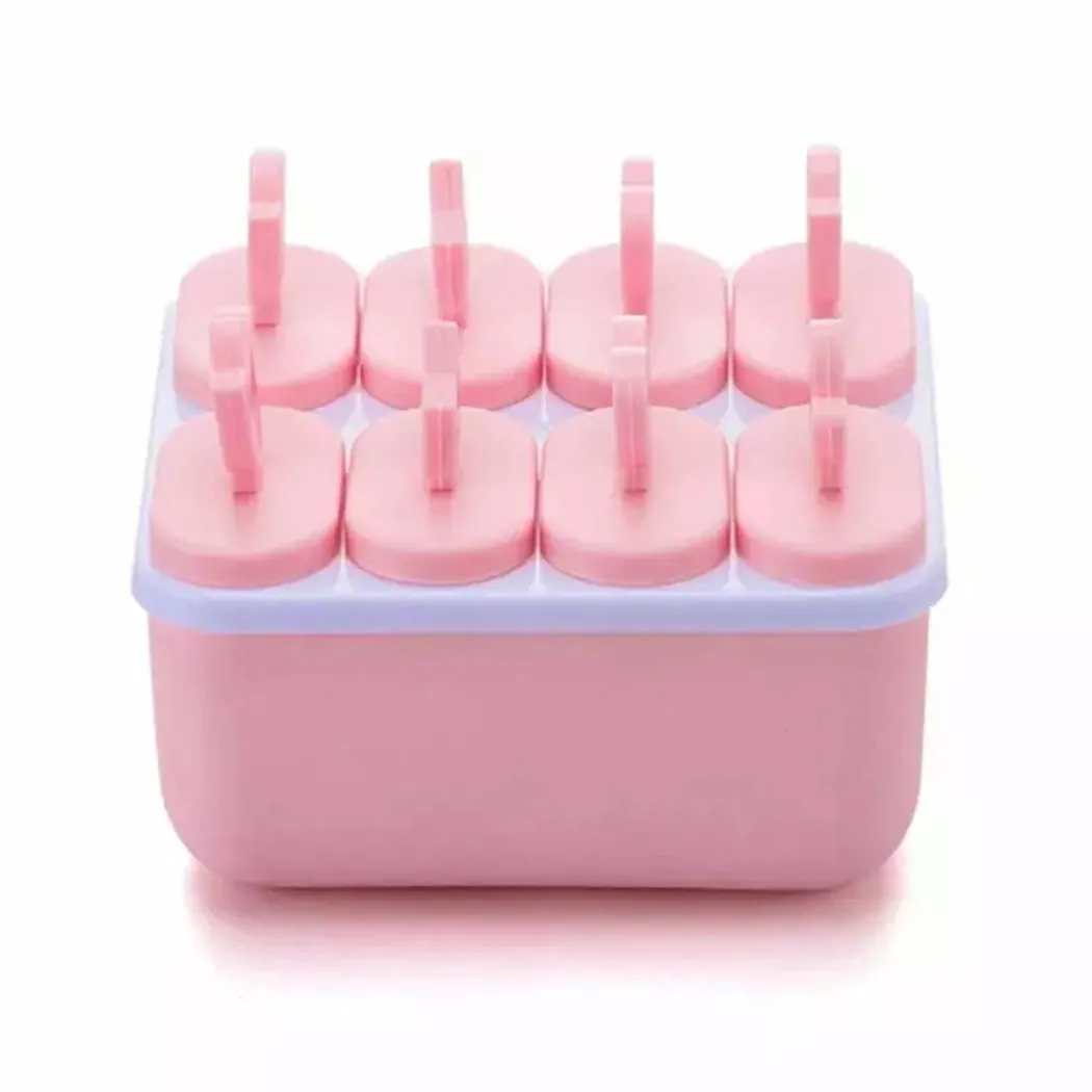 

1 Pcs Ice Cream Mold 8 Grid Frozen Ice Cream Lolly Juice Maker Popsicle Fruit Juice Chocolate Mould Ice Cream Tools