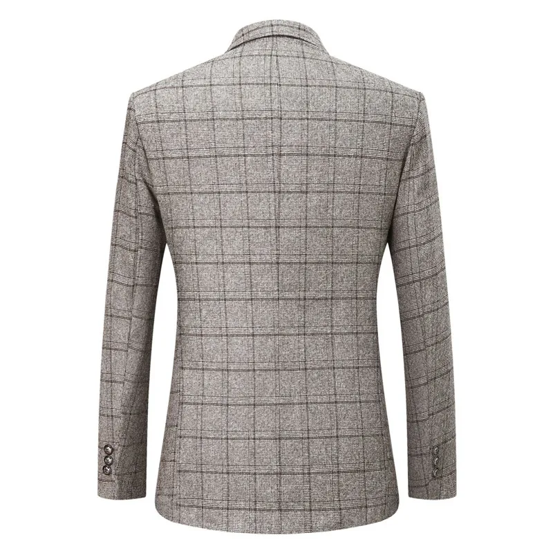 Мужской деловой пиджак FGKKS повседневный блейзер в официальном стиле Осень зима