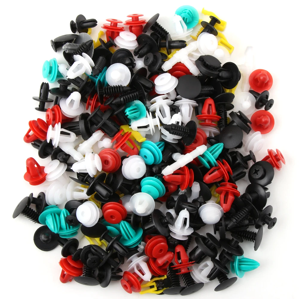 100 PCS Auto Fastener Clip for Ford Focus Fusion EcoSport Kuga Mondeo Everest Transit Custom Tourneo | Автомобили и мотоциклы