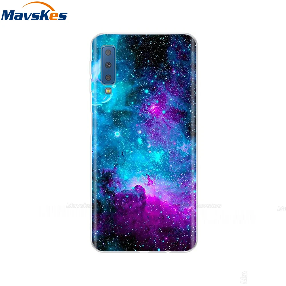 22 Силиконовый чехол для samsung Galaxy A7 чехол A750 A750F чехол 6,0 'TPU чехол для телефона samsung A 7 750 750F Fundas Coque - Цвет: 22