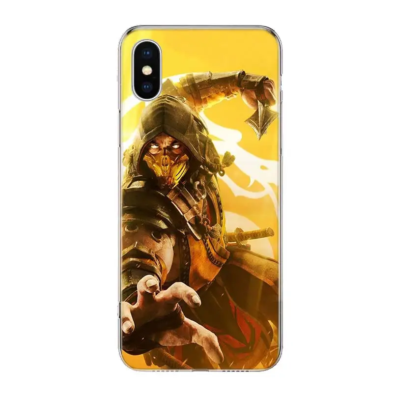 Фото Чехол для телефона Mortal Kombat для iPhone 13 11 Pro 12 Mini 7 8 6 6S Plus + XR X XS MAX SE 5 №2