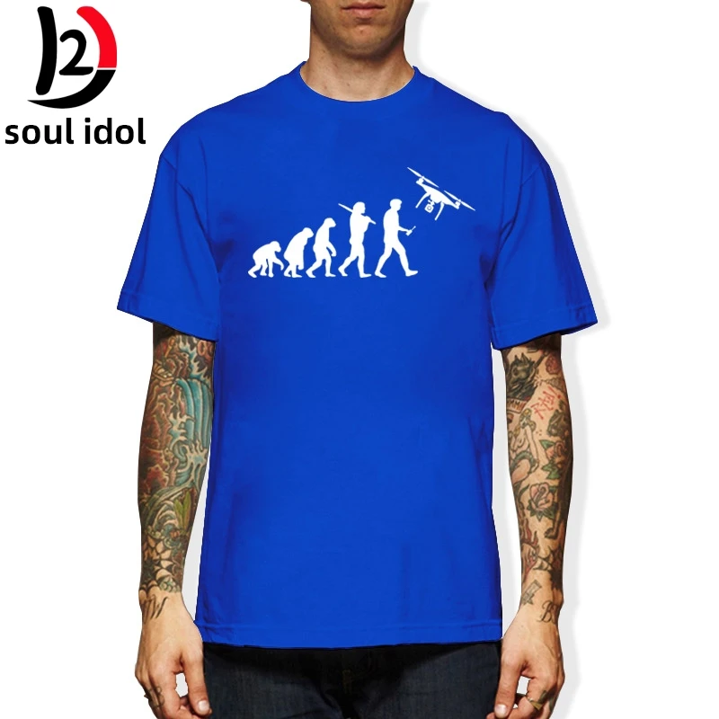 D2 модная трафаретная печать футболки evolution Drone Quadcopter Flight Quad смешные | Мужская