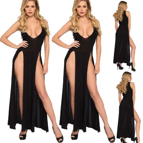 Пикантные женские платья до щиколотки модная летняя женская кружевная Пижама с