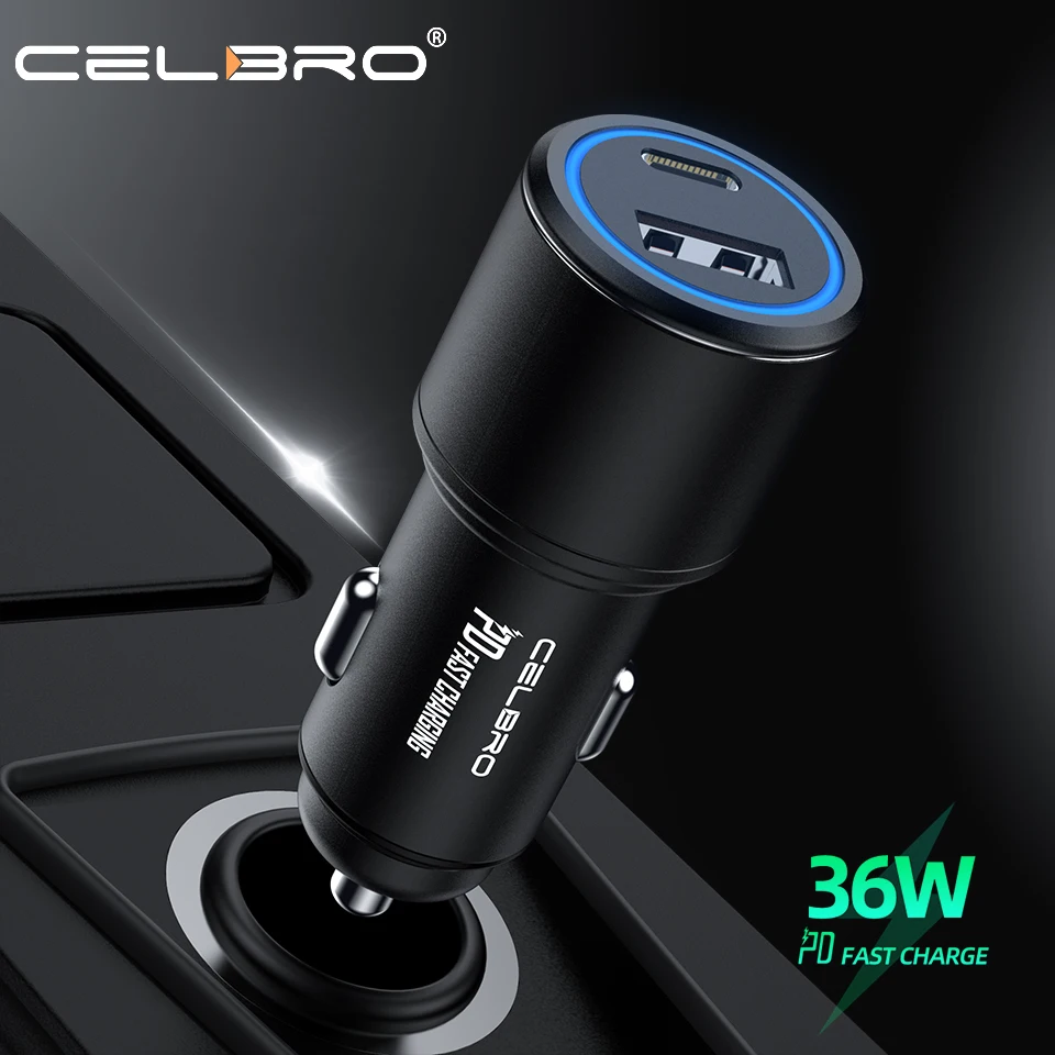 36 Вт USB Автомобильное зарядное устройство PD КК 3 0 Быстрая зарядка для Samsung