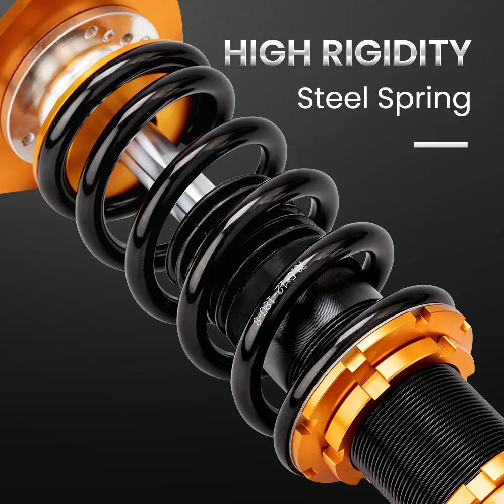 maxpeedingrods 24 steps adjustable Coilover Sping shocks for NISSAN S13 Silvia 240SX 200SX Coupe Absorbers 1989-1990 Suspension |