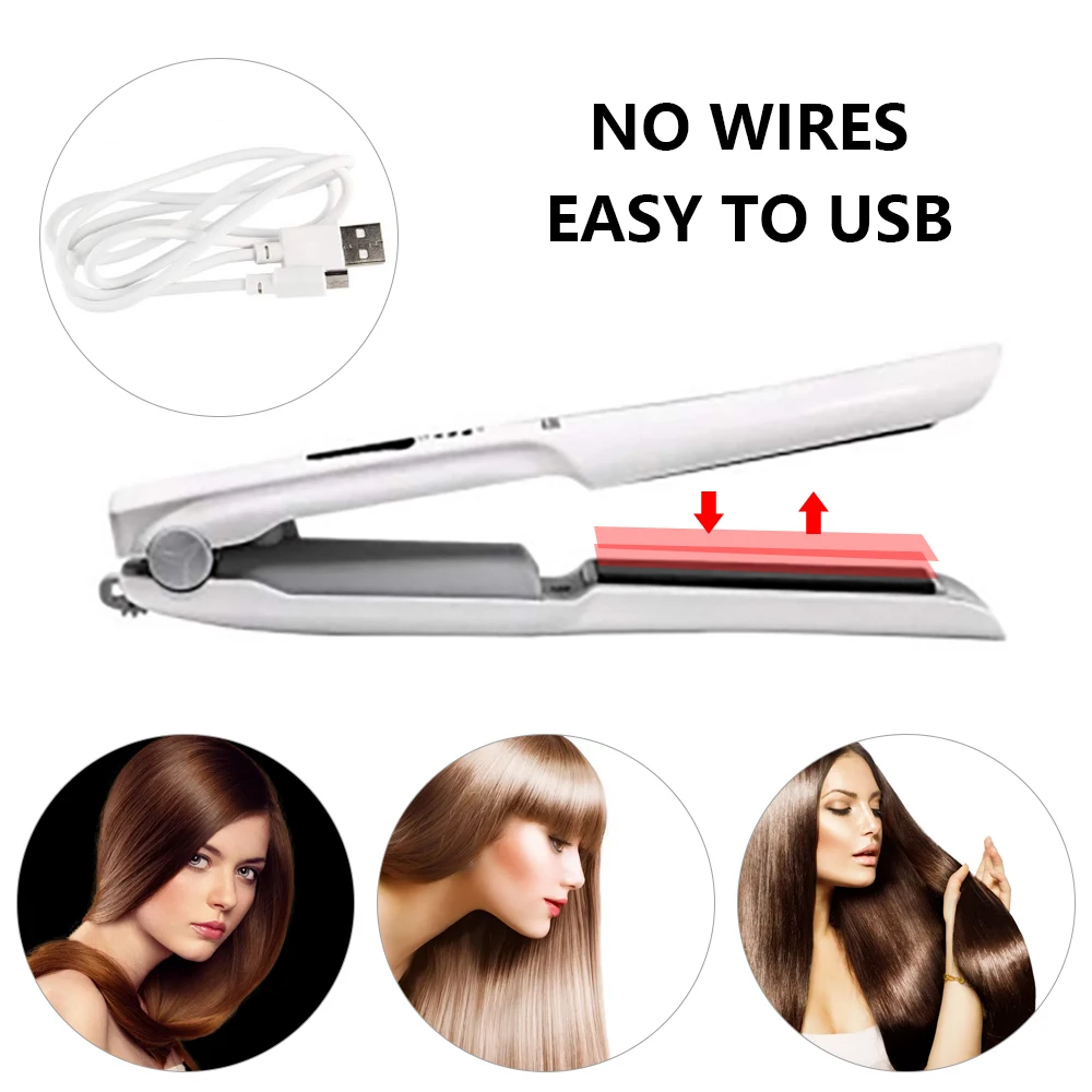 Профессиональный Выпрямитель для волос щипцы завивки светодиодный дисплей