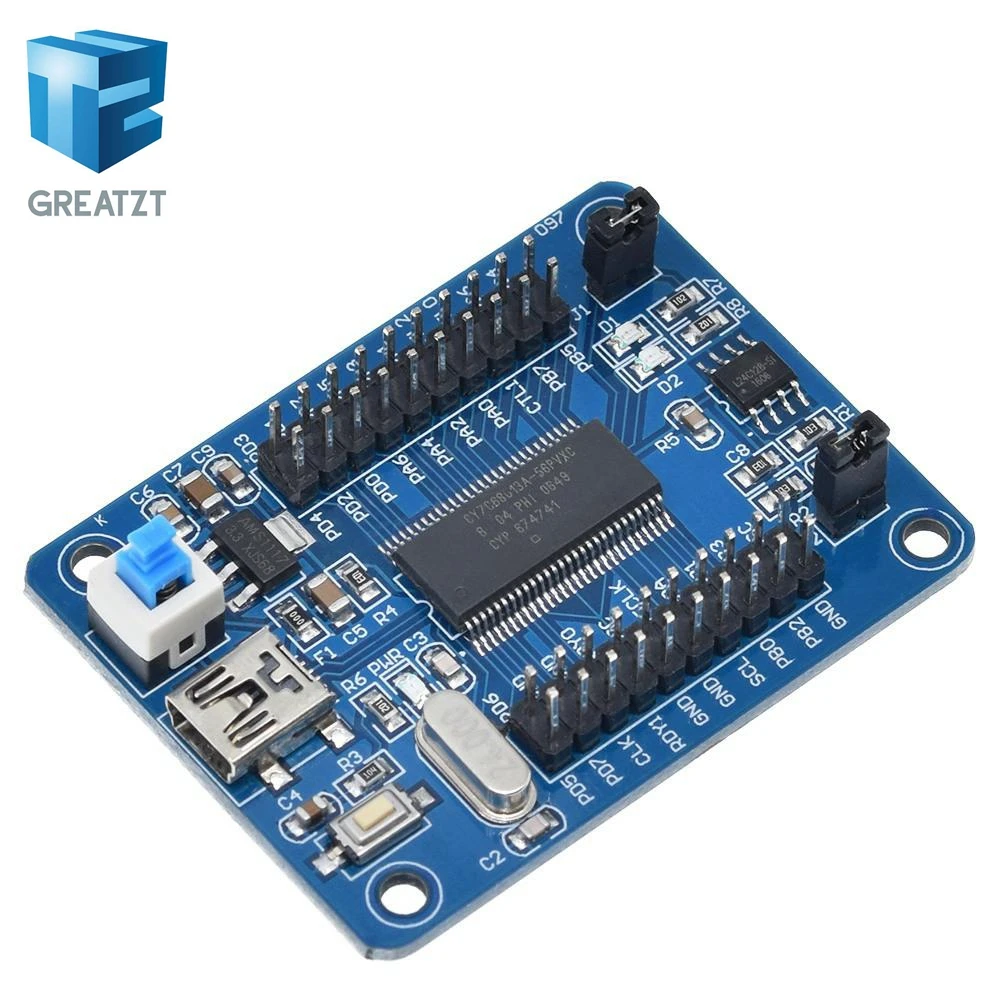 USB-материнская плата EZ-USB FX2LP CY7C68013A макетная логический анализатор с