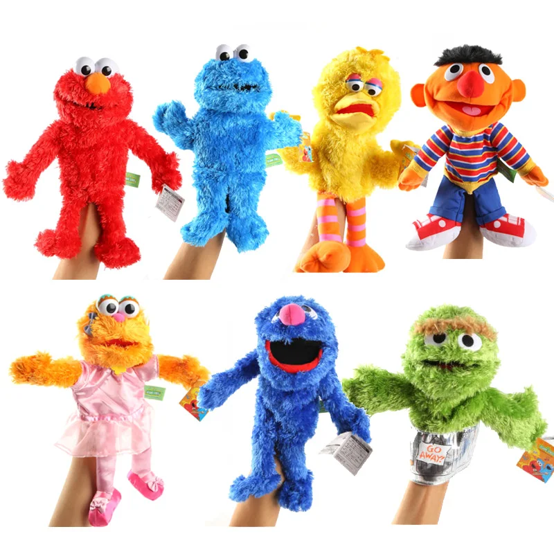 Большая кукла 30 см милая мультяшная Elmo CookieMonster улица Оскар Сезам мягкая плюшевая