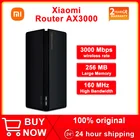 Новый беспроводной маршрутизатор Xiaomi Mi AX3000, двухчастотный WIFI 6 Nord VPN сетчатый маршрутизатор, 5G , 256 Мб, гигабитный ретранслятор, усилитель сигнала