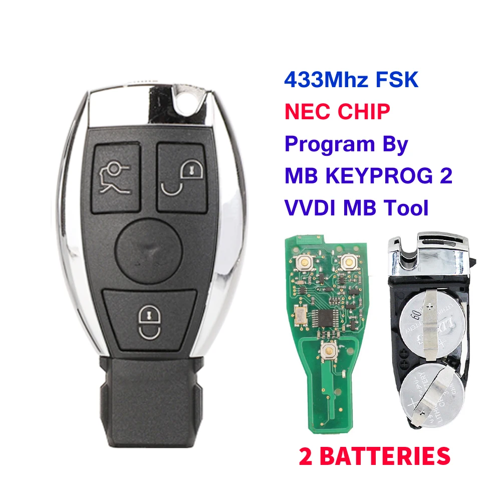 Дистанционный ключ NEC для Mercedes Benz W211 4matic CDI E200 E220 E230 E240 E270 E280 E320 E350 E400 E500 E550 |