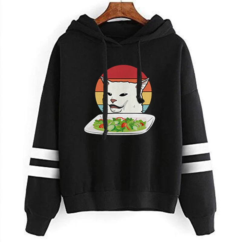 Худи женское с принтом Кот|Женские толстовки и свитшоты| |