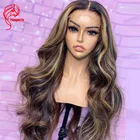 Хайлайтер Hesperis, парики из человеческих волос на шелковой основе, бразильские парики без повреждений 5,5x4,5, искусственная кожа головы, парики на сетке, предварительно выщипанные Детские волосы