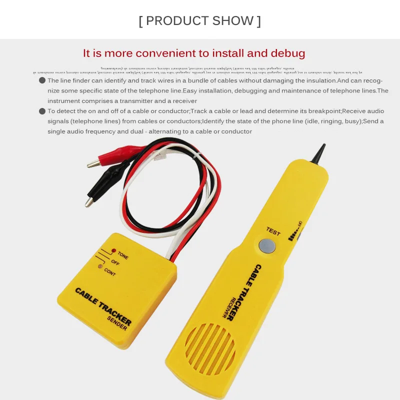 Тестер сетевого кабеля тестер для телефонных проводов трассировщик тоник эхолот
