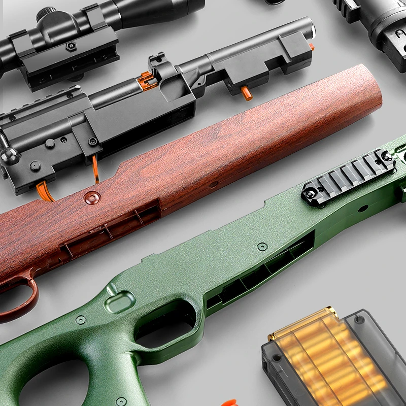 Искусственная снайперская винтовка AWM EVA мягкая пуля ручной игрушечный пистолет